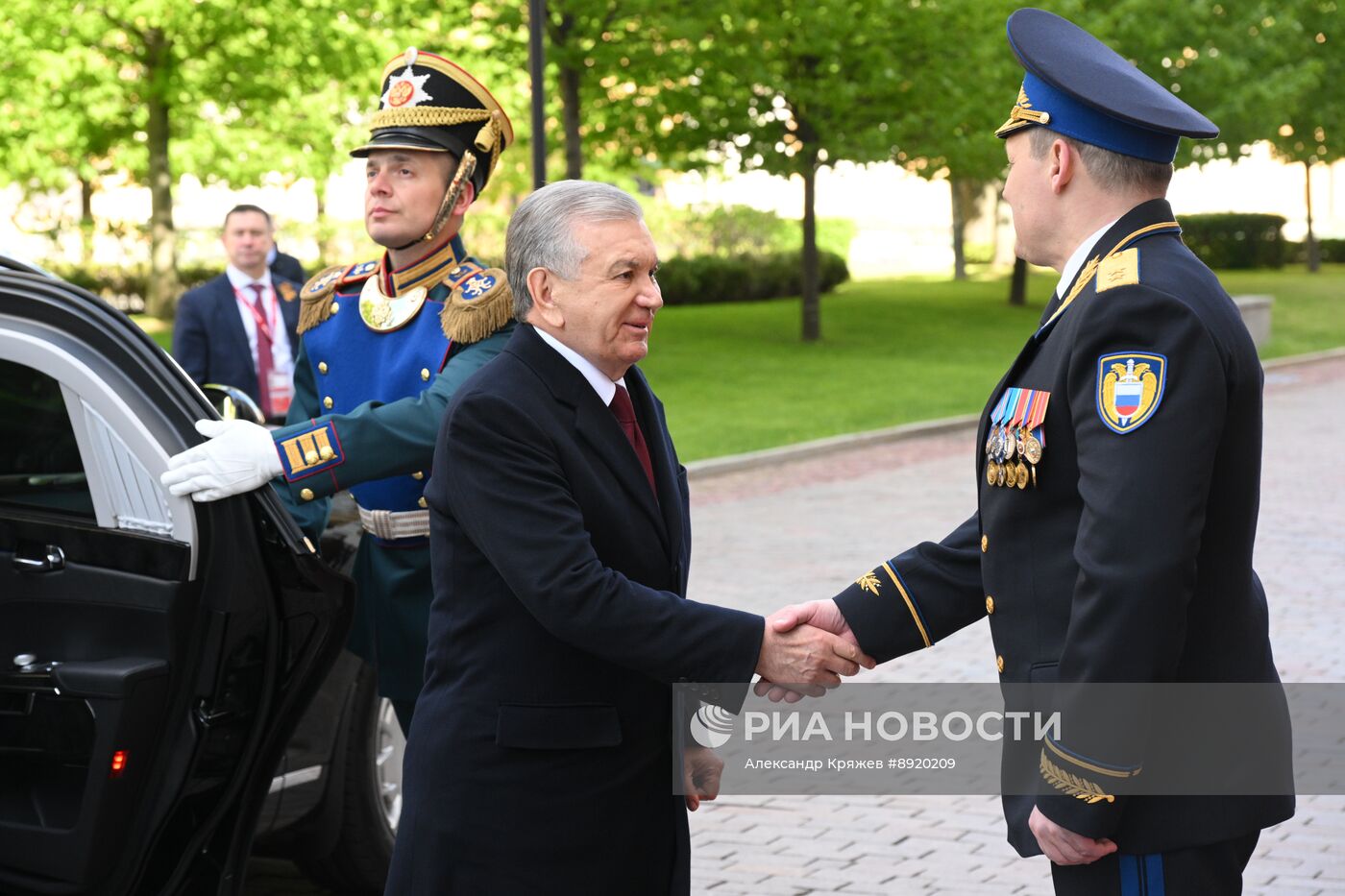 Встреча президента РФ В. Путина и иностранных лидеров