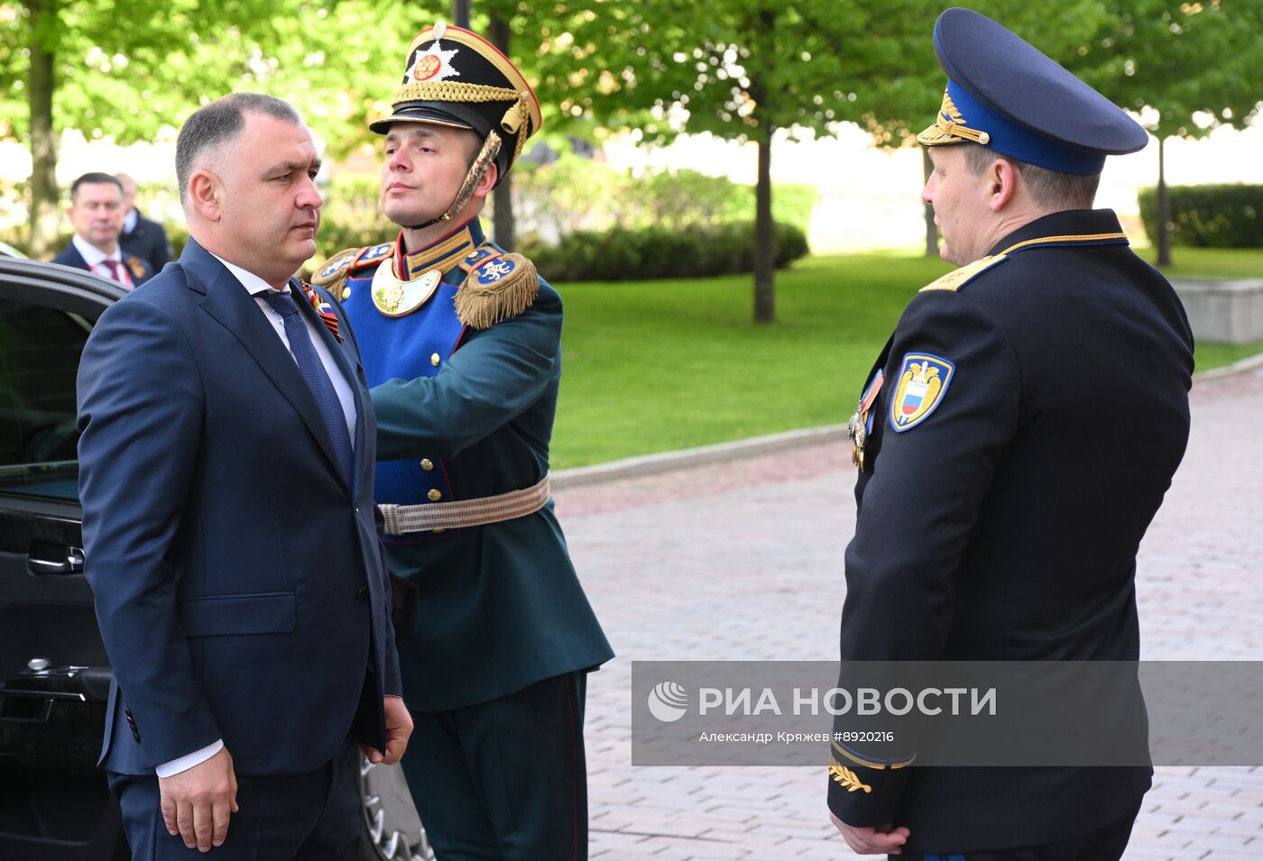 Встреча президента РФ В. Путина и иностранных лидеров