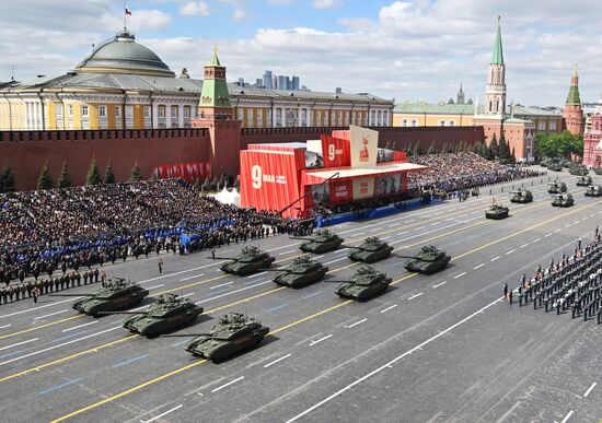 Москва. Военный парад, посвященный 80-летию Победы в Великой Отечественной войне