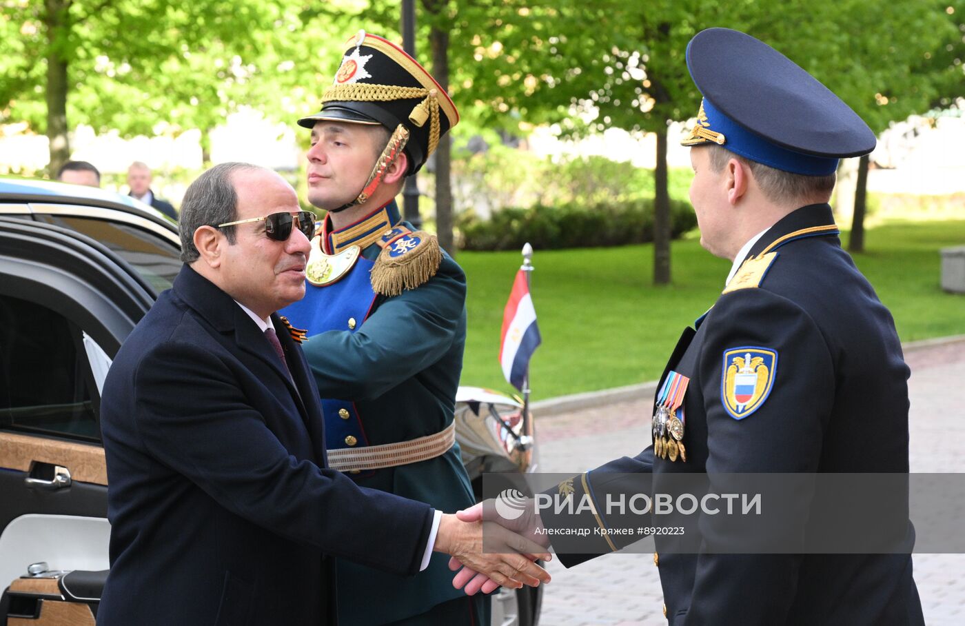 Встреча президента РФ В. Путина и иностранных лидеров