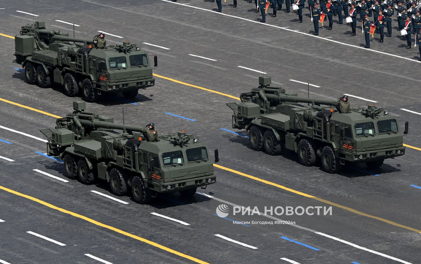 Москва. Военный парад, посвященный 80-летию Победы в Великой Отечественной войне