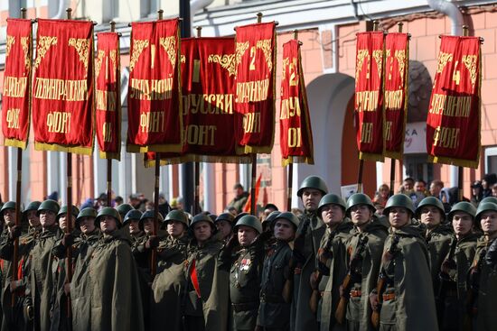 Город-герой Мурманск. Военный парад, посвященный 80-летию Победы
