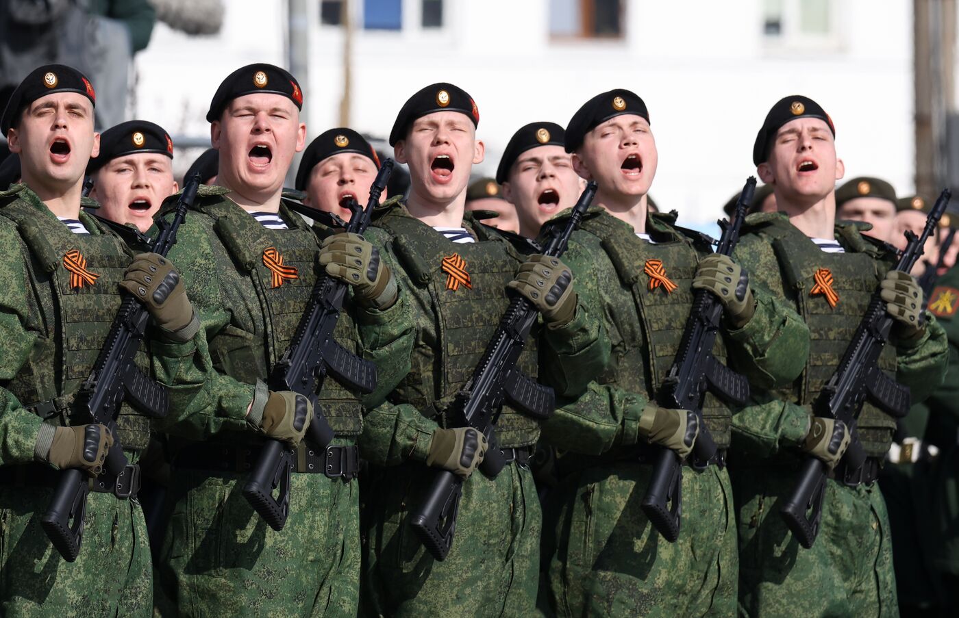 Город-герой Мурманск. Военный парад, посвященный 80-летию Победы