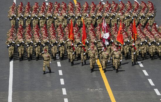 Москва. Военный парад, посвященный 80-летию Победы в Великой Отечественной войне
