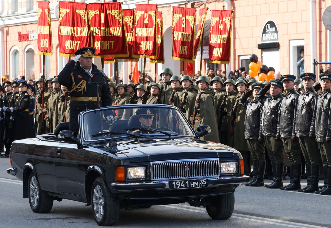 Город-герой Мурманск. Военный парад, посвященный 80-летию Победы