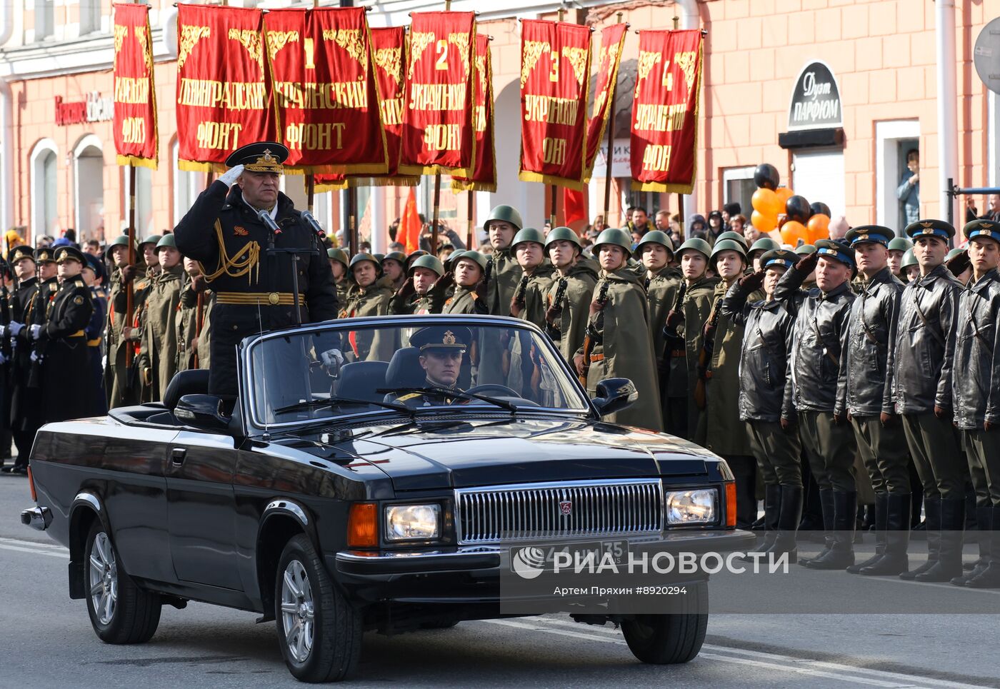 Город-герой Мурманск. Военный парад, посвященный 80-летию Победы