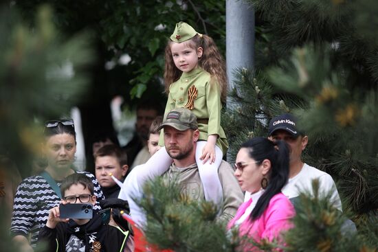 Город-герой Новороссийск. Военный парад, посвященный 80-летию Победы