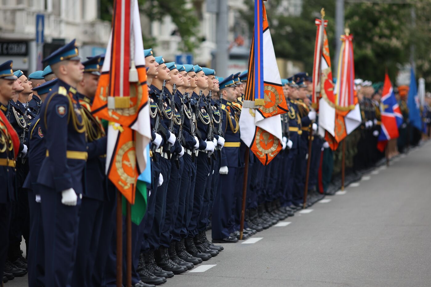 Город-герой Новороссийск. Военный парад, посвященный 80-летию Победы