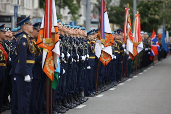 Город-герой Новороссийск. Военный парад, посвященный 80-летию Победы