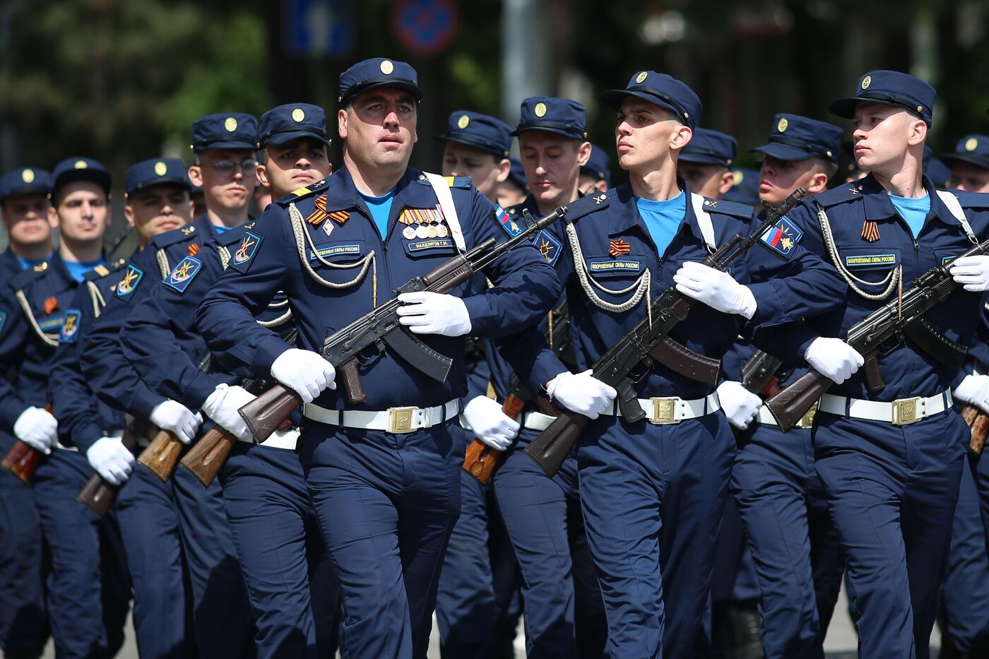 Город-герой Новороссийск. Военный парад, посвященный 80-летию Победы