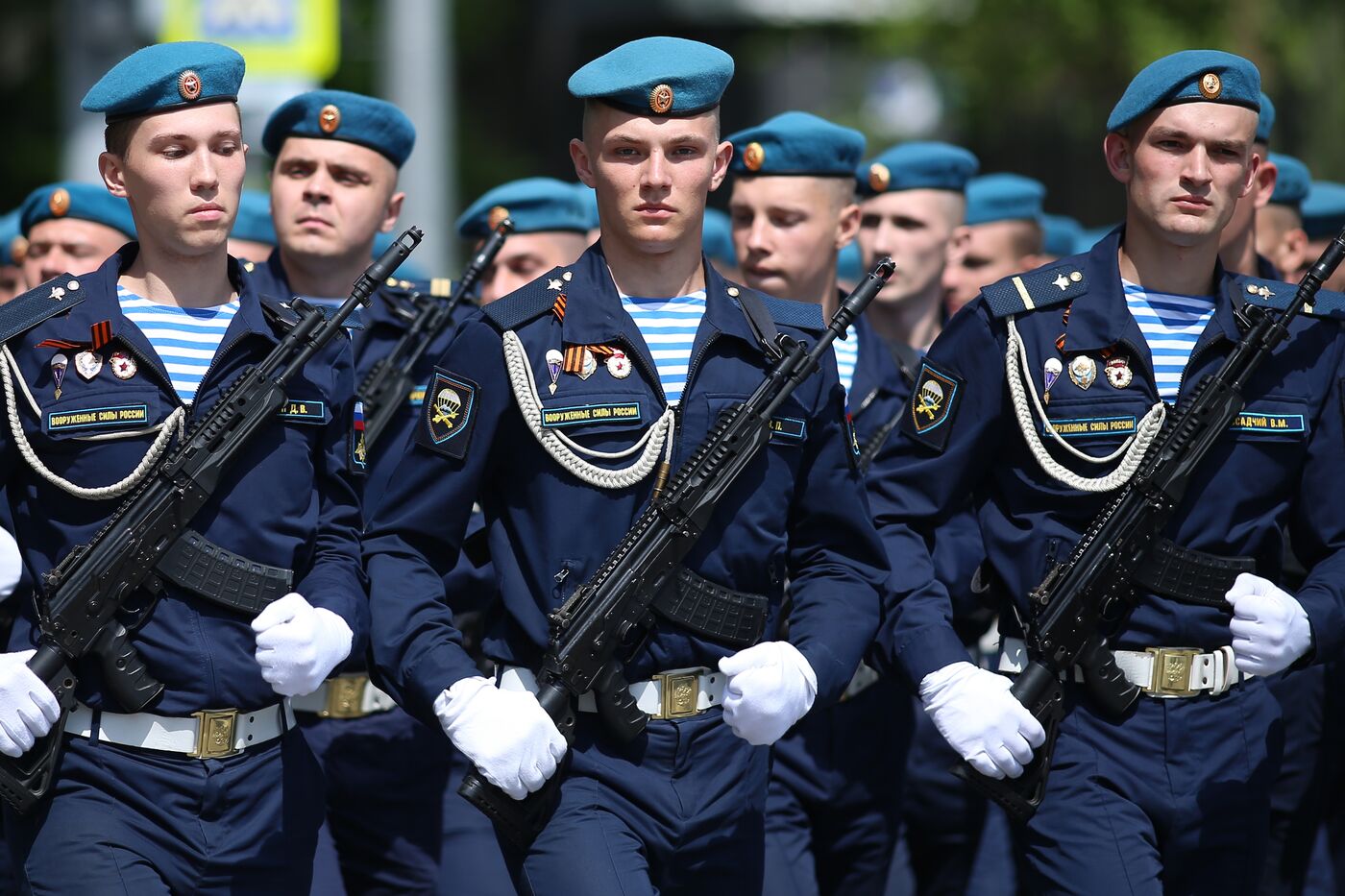 Город-герой Новороссийск. Военный парад, посвященный 80-летию Победы