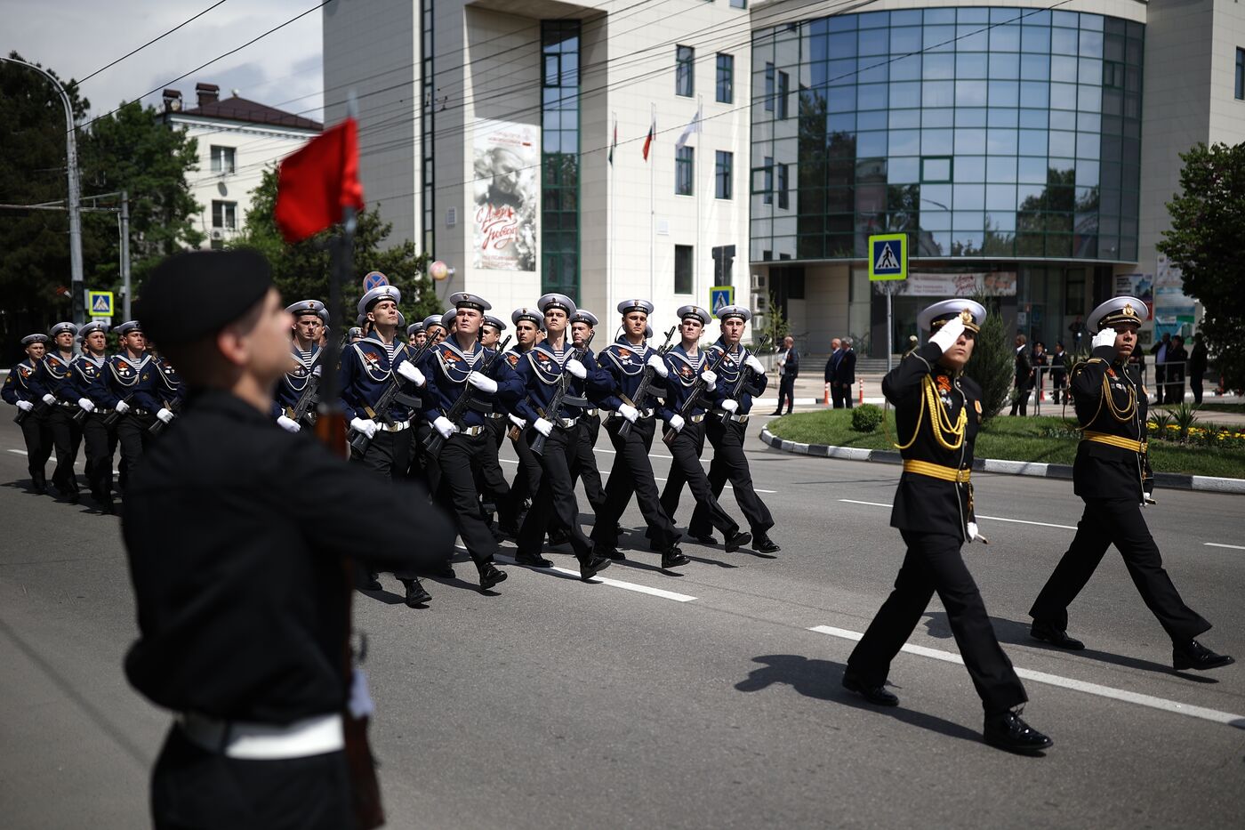 Город-герой Новороссийск. Военный парад, посвященный 80-летию Победы