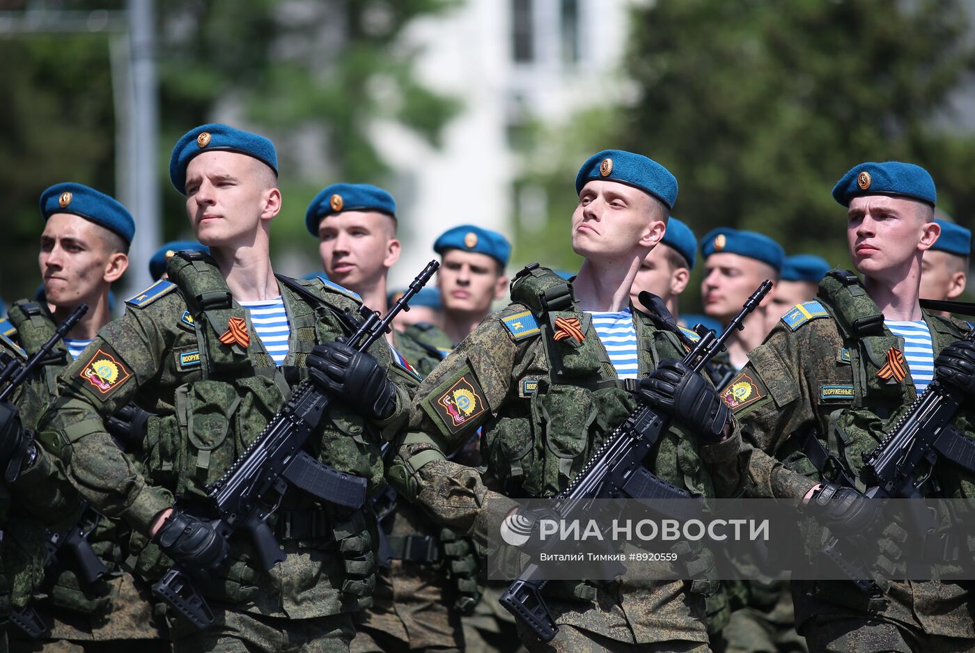 Город-герой Новороссийск. Военный парад, посвященный 80-летию Победы