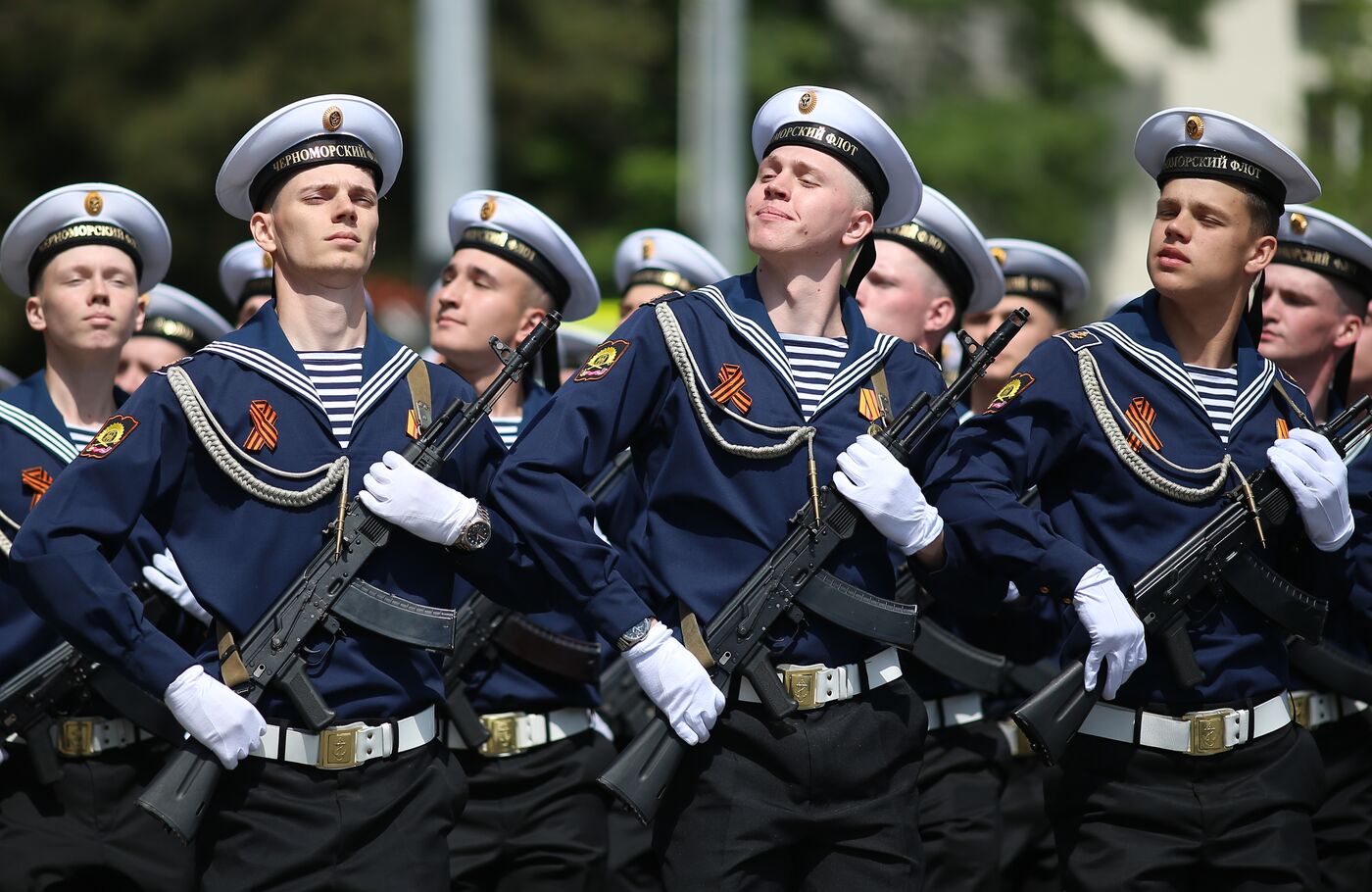 Город-герой Новороссийск. Военный парад, посвященный 80-летию Победы