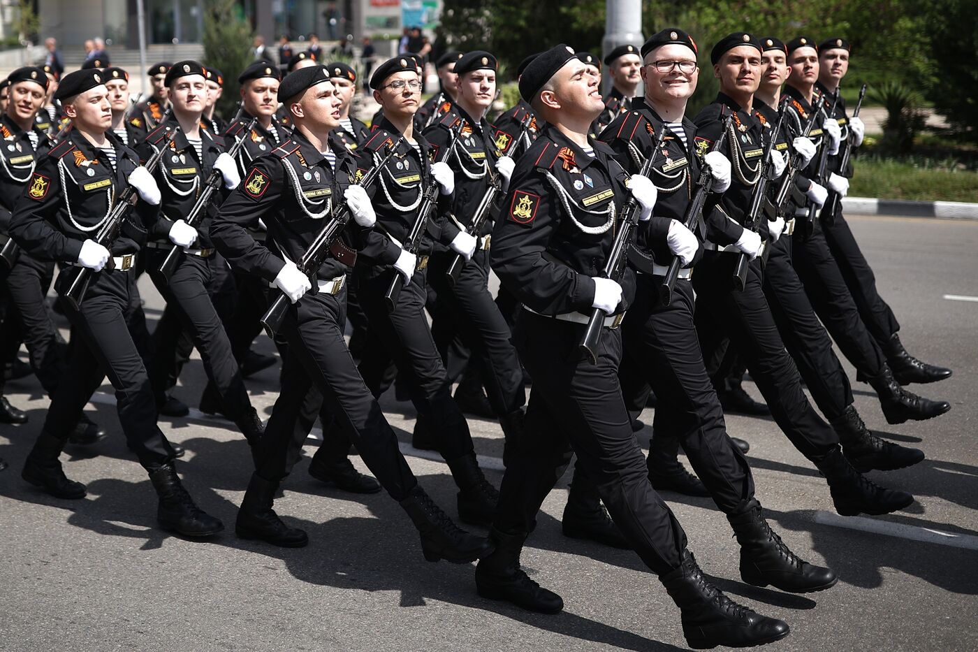 Город-герой Новороссийск. Военный парад, посвященный 80-летию Победы