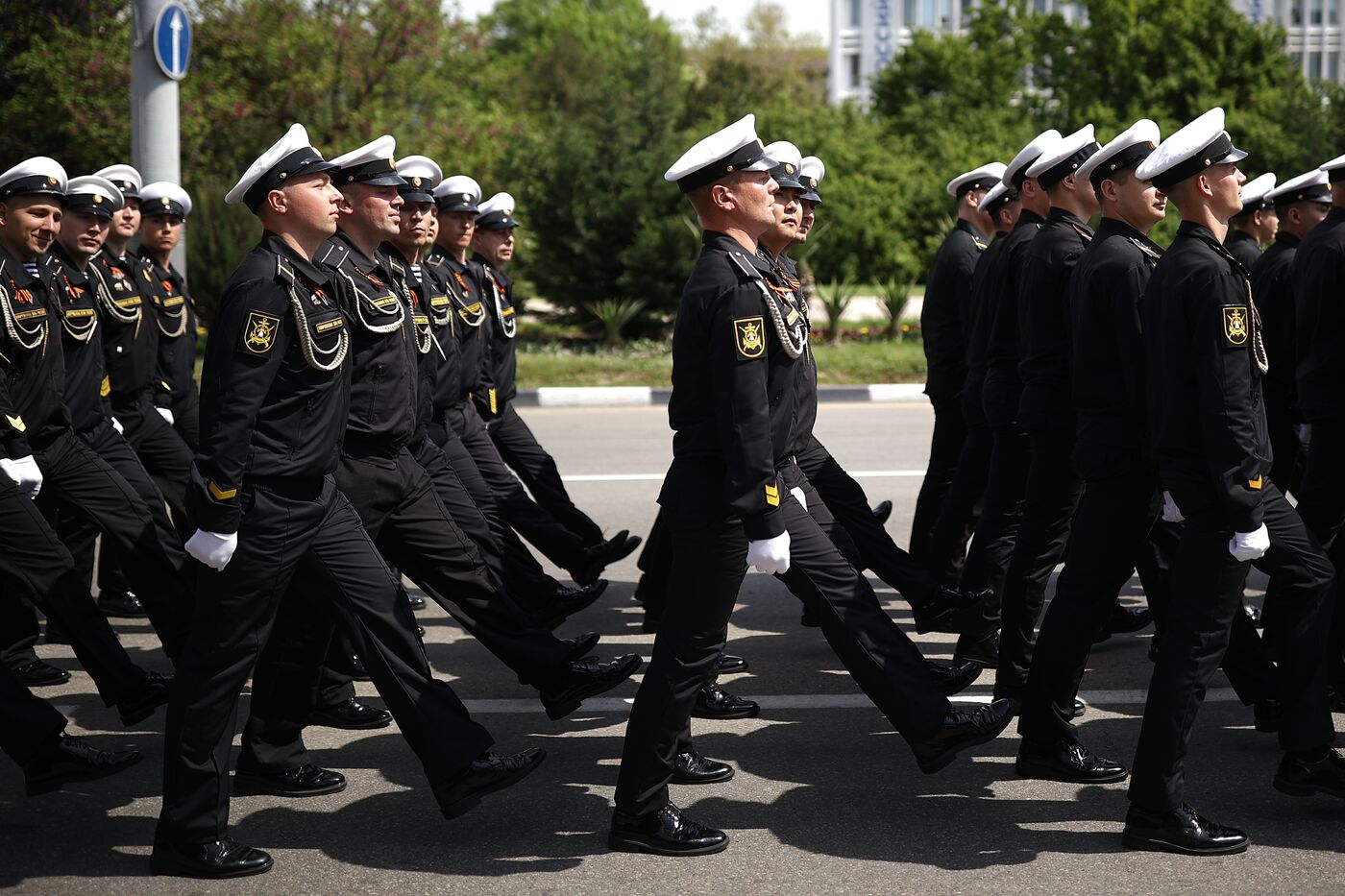 Город-герой Новороссийск. Военный парад, посвященный 80-летию Победы