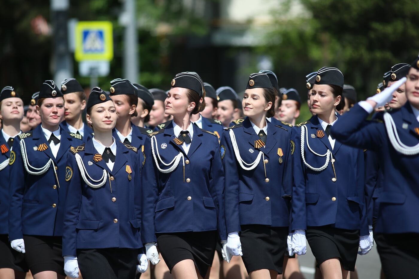 Город-герой Новороссийск. Военный парад, посвященный 80-летию Победы