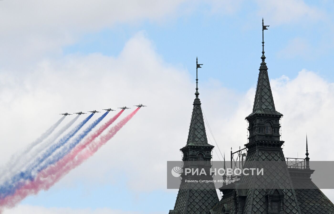 Москва. Военный парад, посвященный 80-летию Победы в Великой Отечественной войне