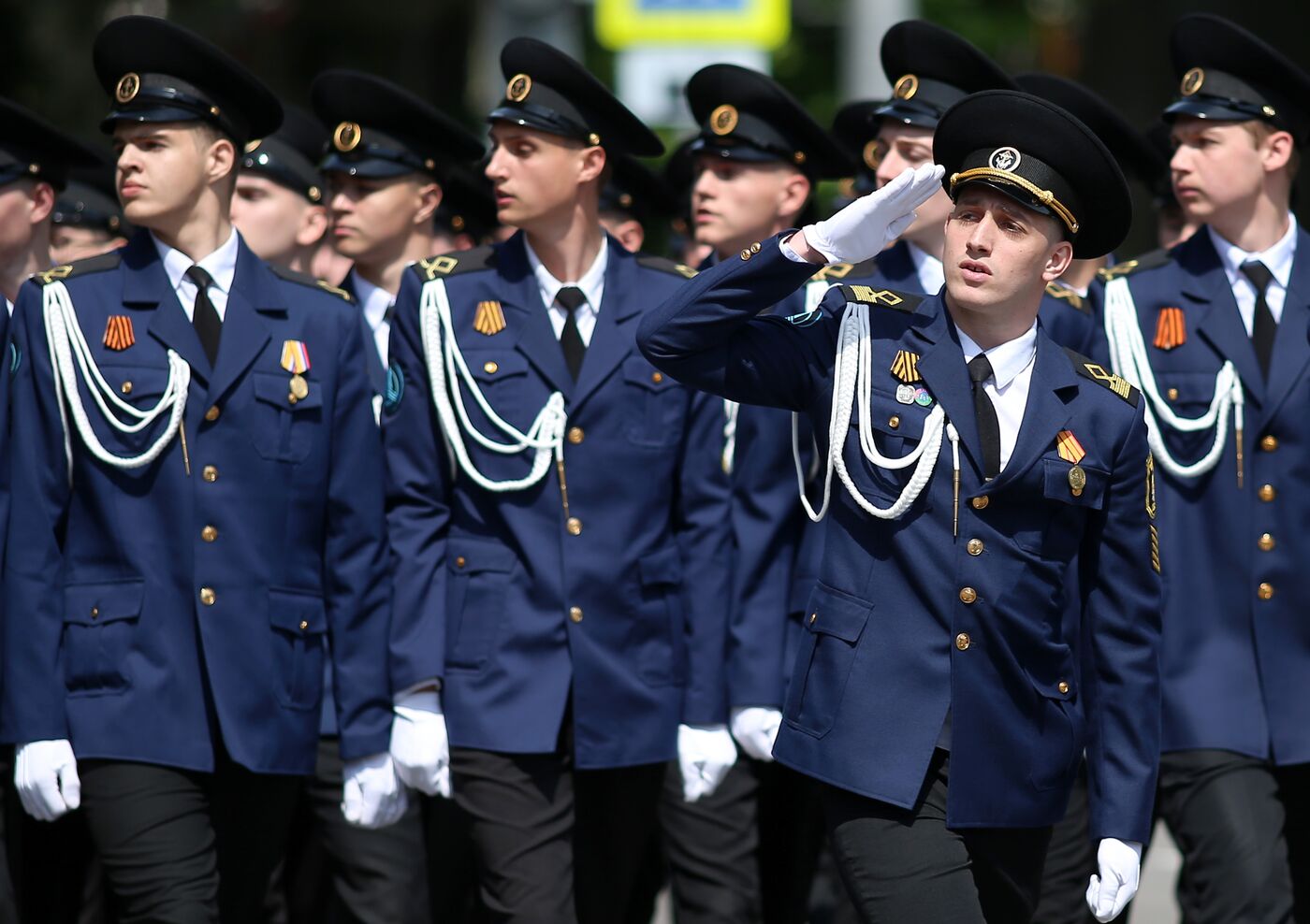 Город-герой Новороссийск. Военный парад, посвященный 80-летию Победы