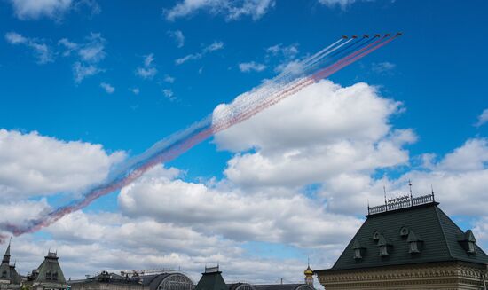 Москва. Военный парад, посвященный 80-летию Победы в Великой Отечественной войне
