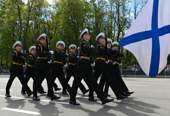 Город-герой Смоленск. Военный парад, посвященный 80-летию Победы