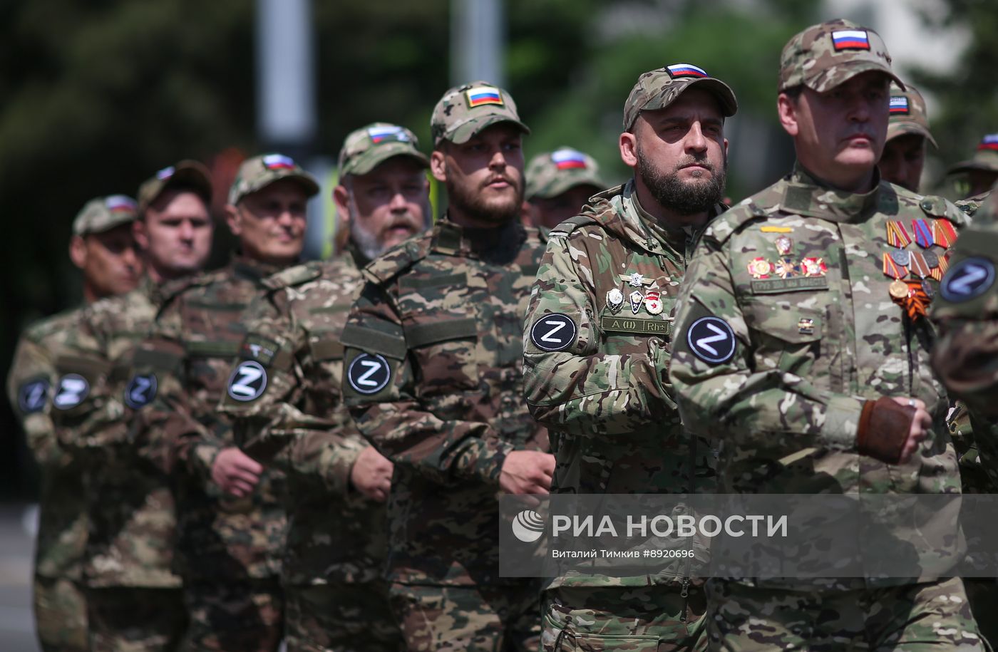 Город-герой Новороссийск. Военный парад, посвященный 80-летию Победы