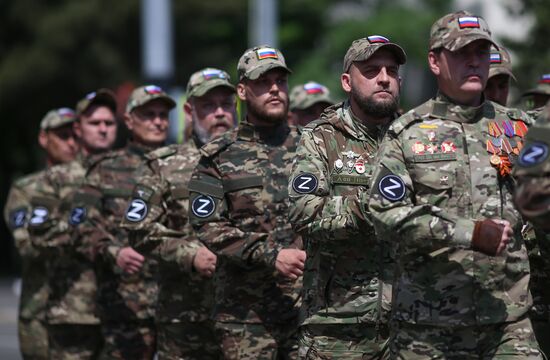 Город-герой Новороссийск. Военный парад, посвященный 80-летию Победы