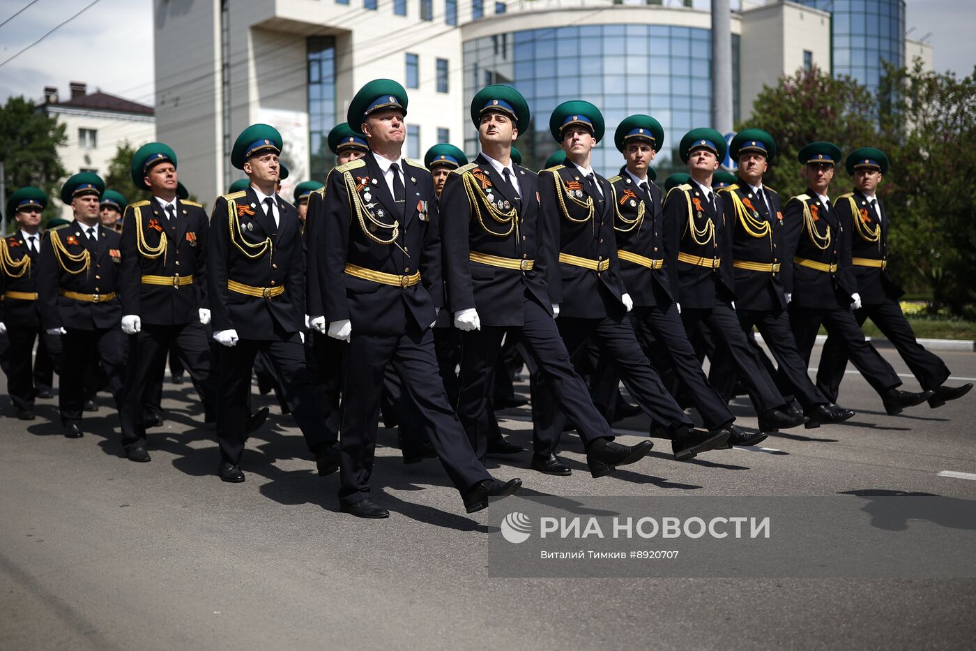 Город-герой Новороссийск. Военный парад, посвященный 80-летию Победы