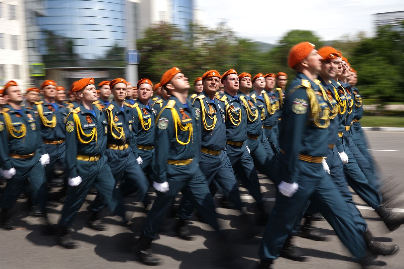 Город-герой Новороссийск. Военный парад, посвященный 80-летию Победы