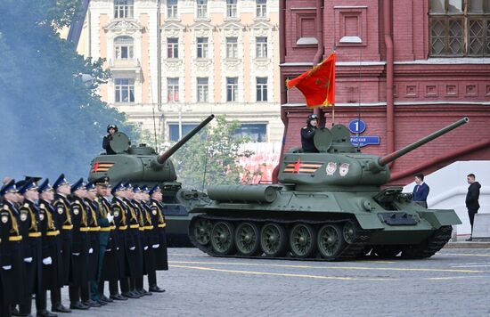 Москва. Военный парад, посвященный 80-летию Победы в Великой Отечественной войне