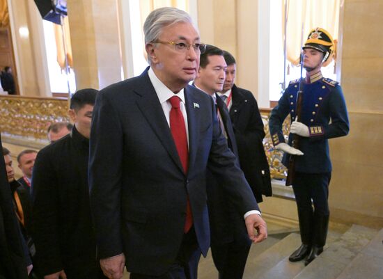 Прием от имени президента России в честь глав государств, приглашенных на празднование 80-й годовщины Победы