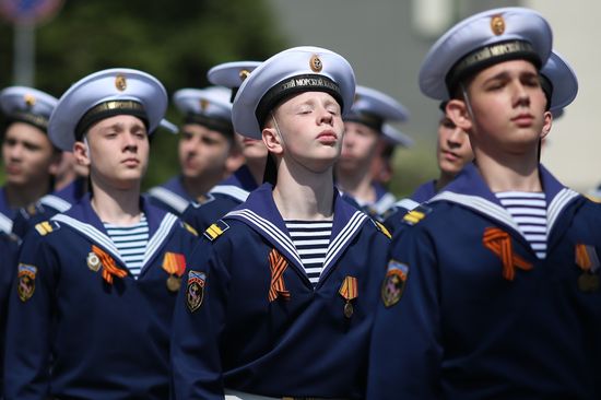 Город-герой Новороссийск. Военный парад, посвященный 80-летию Победы