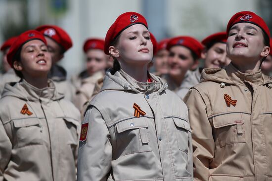 Город-герой Новороссийск. Военный парад, посвященный 80-летию Победы