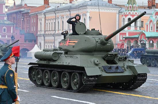 Москва. Военный парад, посвященный 80-летию Победы в Великой Отечественной войне