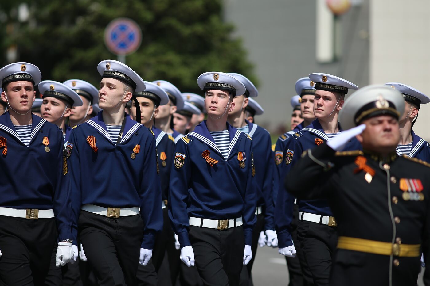 Город-герой Новороссийск. Военный парад, посвященный 80-летию Победы