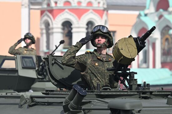 Москва. Военный парад, посвященный 80-летию Победы в Великой Отечественной войне