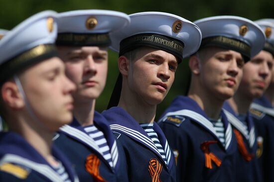 Город-герой Новороссийск. Военный парад, посвященный 80-летию Победы