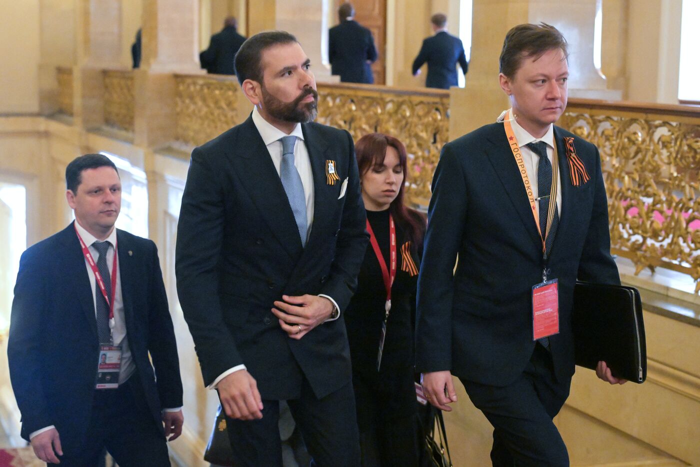 Прием от имени президента России в честь глав государств, приглашенных на празднование 80-й годовщины Победы