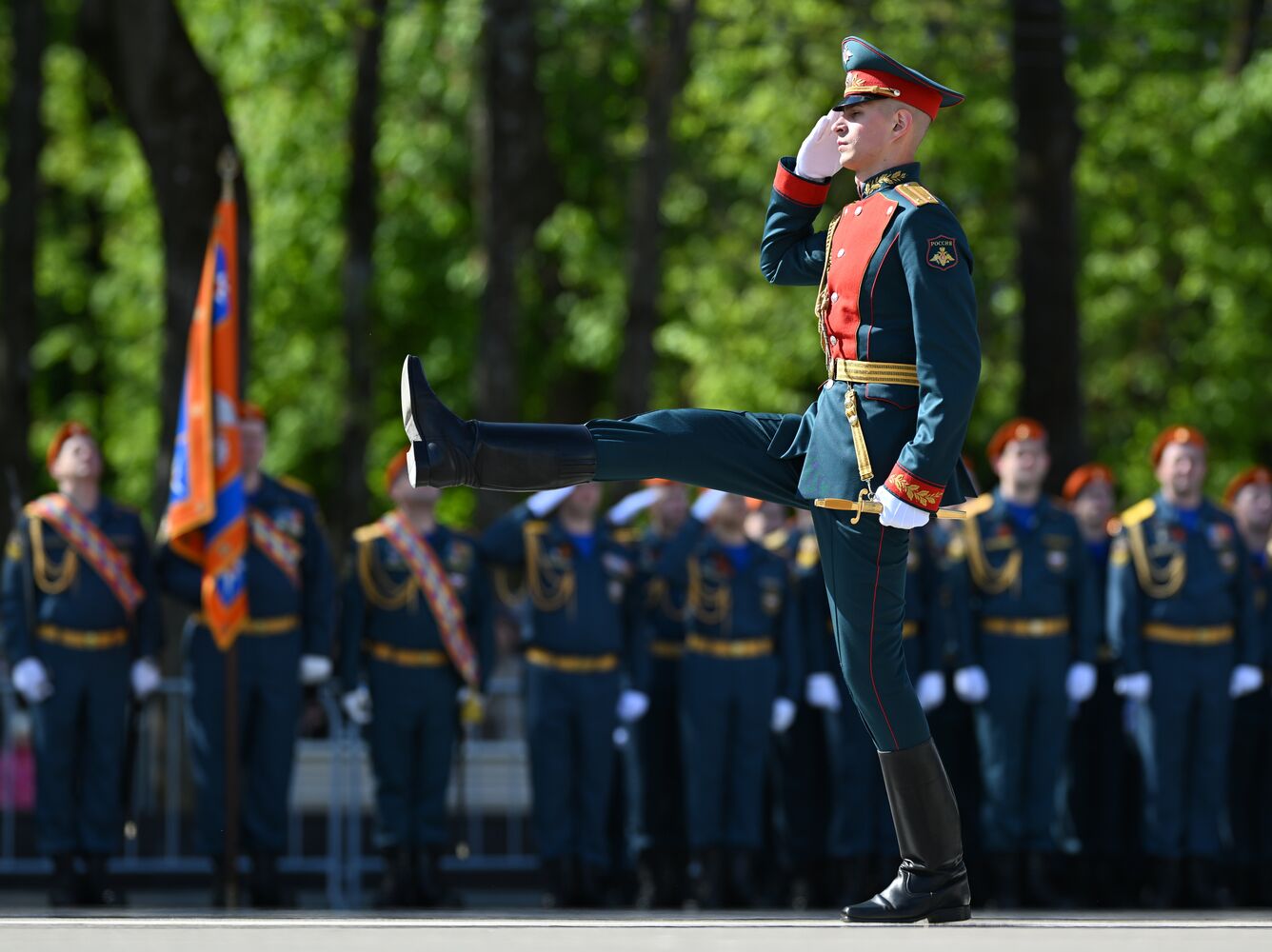 Город-герой Смоленск. Военный парад, посвященный 80-летию Победы