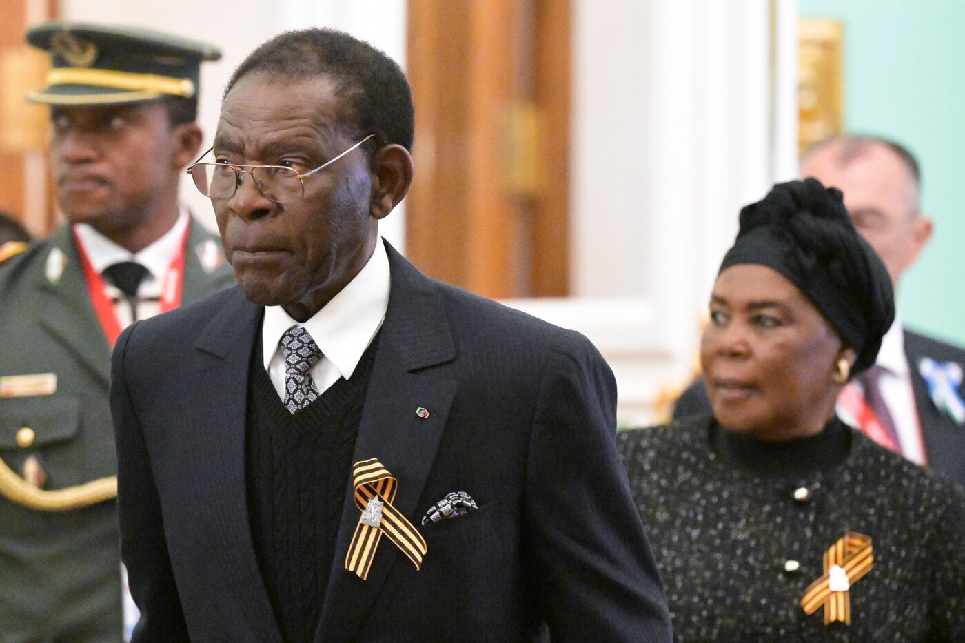 Прием от имени президента России в честь глав государств, приглашенных на празднование 80-й годовщины Победы