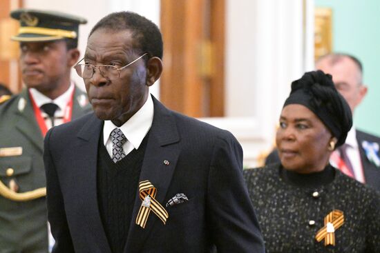 Прием от имени президента России в честь глав государств, приглашенных на празднование 80-й годовщины Победы