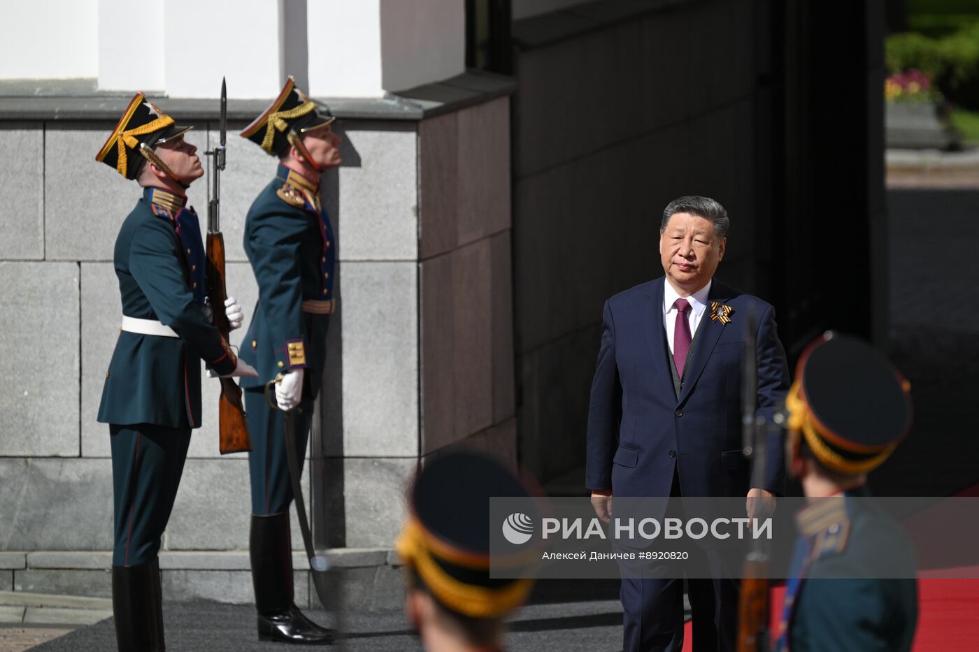 Встреча президента РФ В. Путина и иностранных лидеров