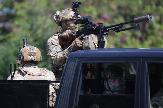Город-герой Новороссийск. Военный парад, посвященный 80-летию Победы