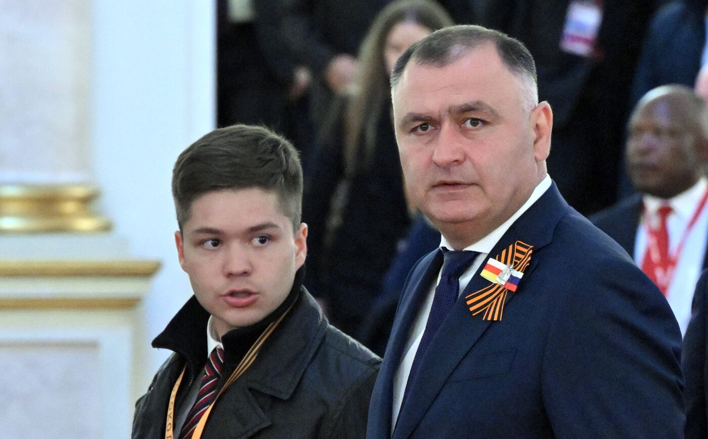 Прием от имени президента России в честь глав государств, приглашенных на празднование 80-й годовщины Победы