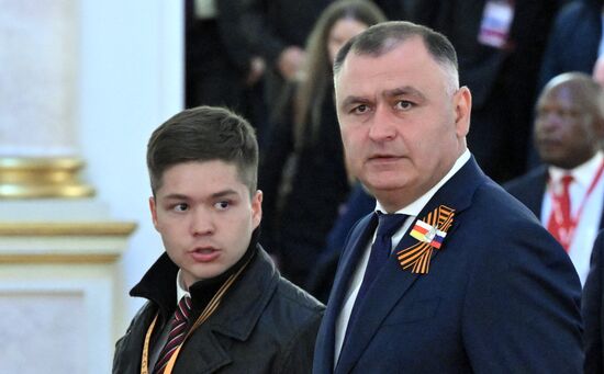 Прием от имени президента России в честь глав государств, приглашенных на празднование 80-й годовщины Победы