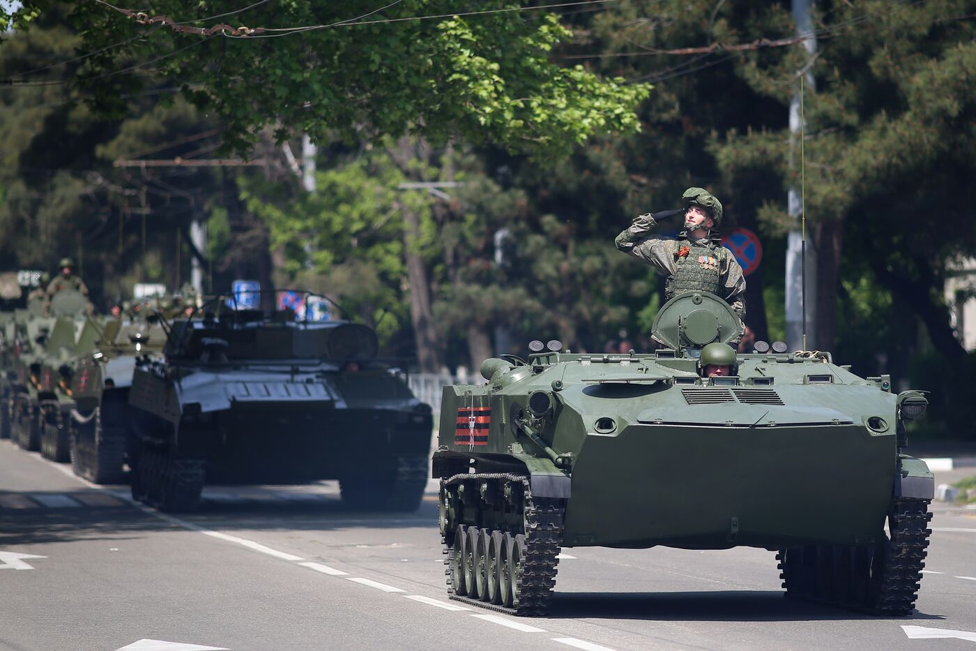 Город-герой Новороссийск. Военный парад, посвященный 80-летию Победы