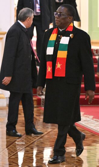 Прием от имени президента России в честь глав государств, приглашенных на празднование 80-й годовщины Победы