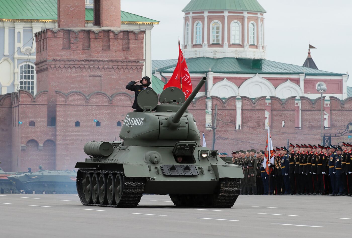 Город-герой Тула. Военный парад, посвященный 80-летию Победы