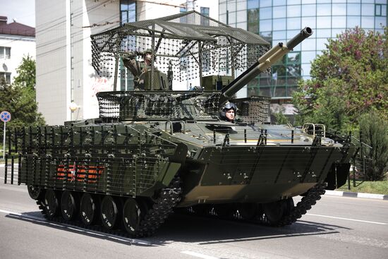 Боевая машина десанта БМД-4М на военном параде в честь 80-летия Победы в Великой Отечественной войне в Новороссийске. Место: Россия, Новороссийск. Автор: Виталий Тимкив/РИА Новости. Город-герой Новороссийск. Военный парад, посвященный 80-летию Победы