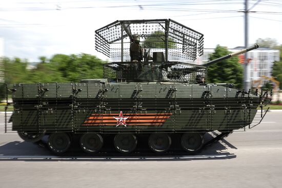 Город-герой Новороссийск. Военный парад, посвященный 80-летию Победы